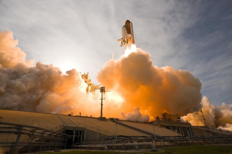 Space Shuttle Lift-off by NASA
